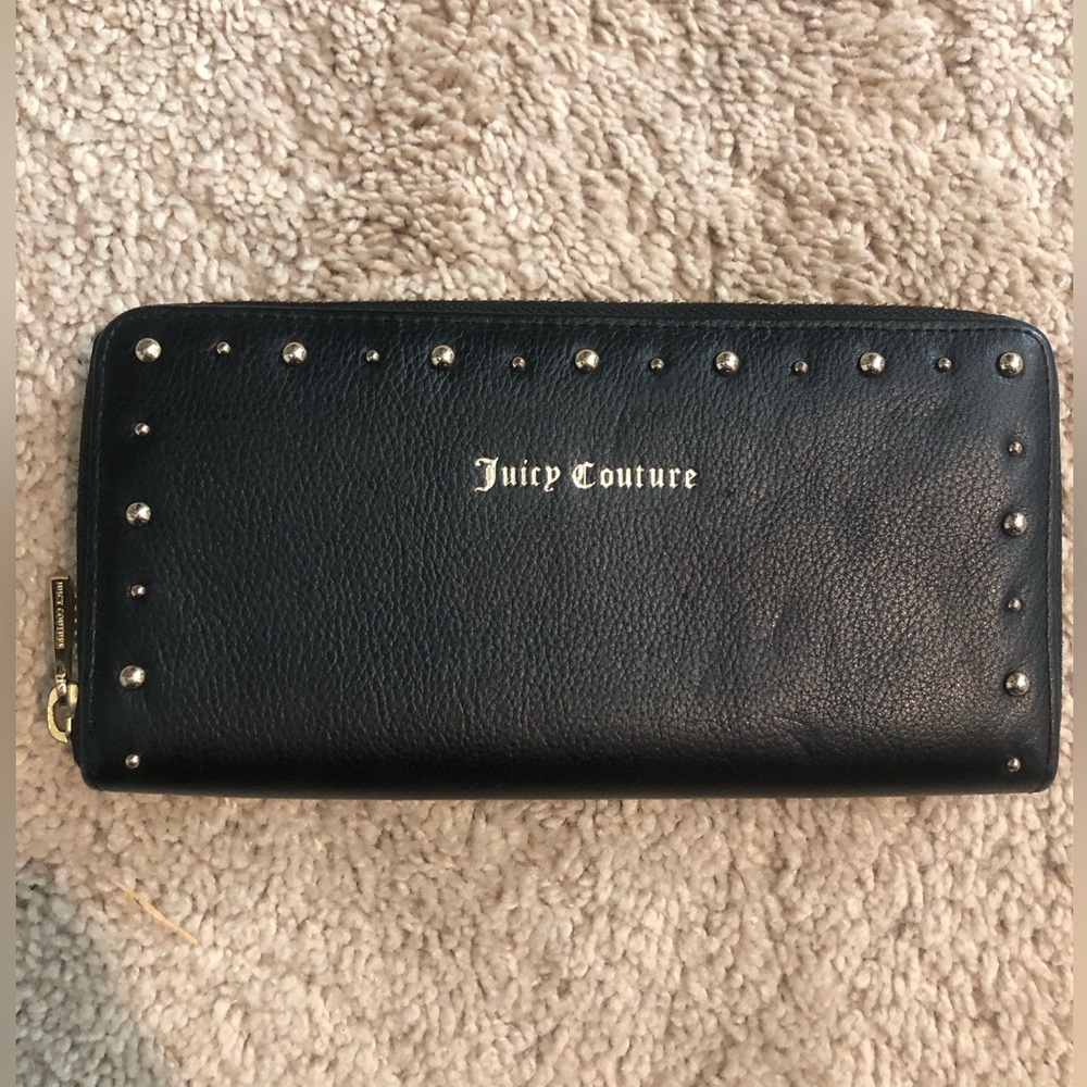 Juicy Couture Black Leather Wallet